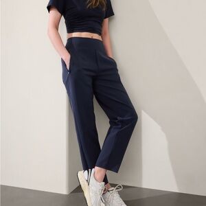 Athleta Dark Blue Straight Leg Pants
